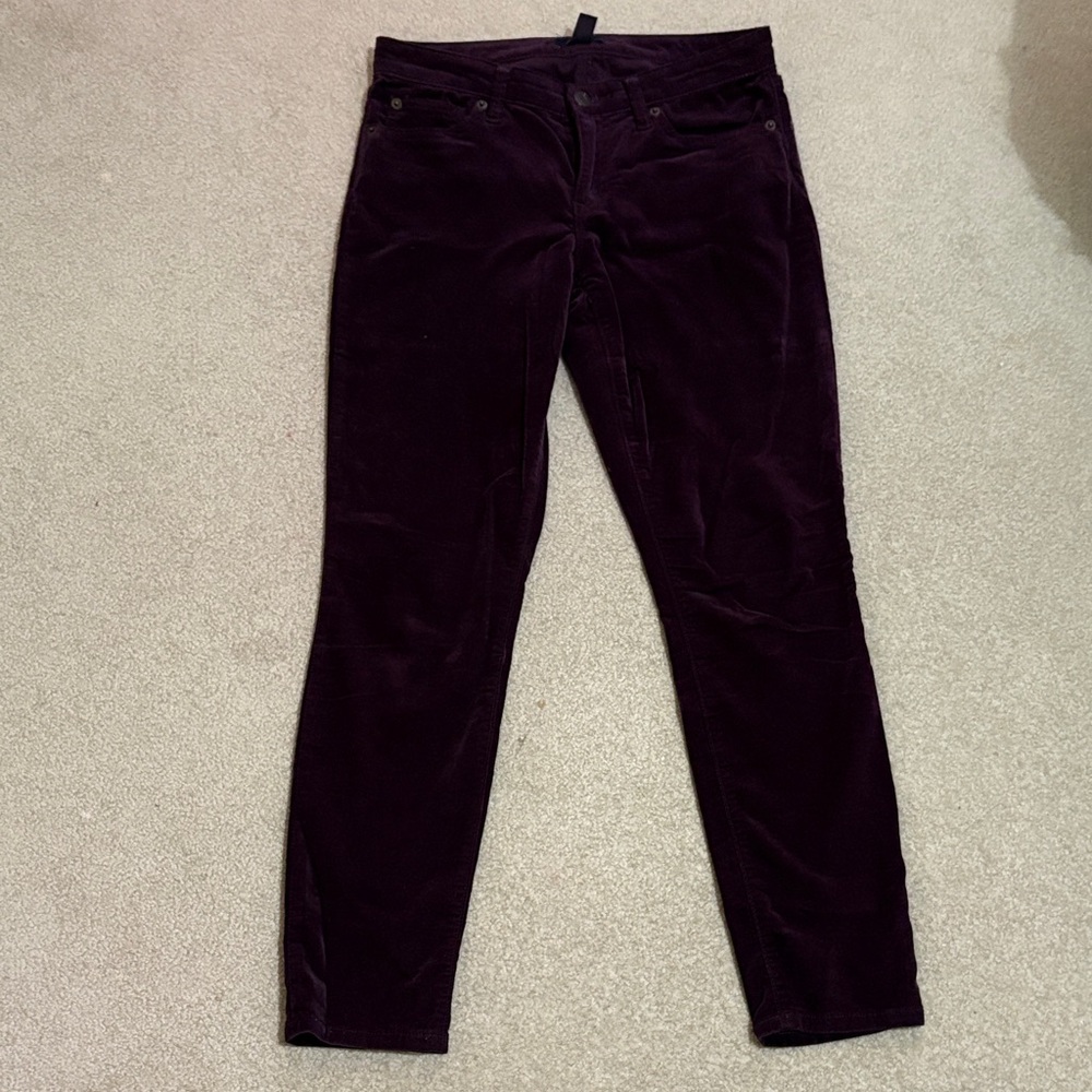 GAP Women’s Deep Purple Corduroy Trousers